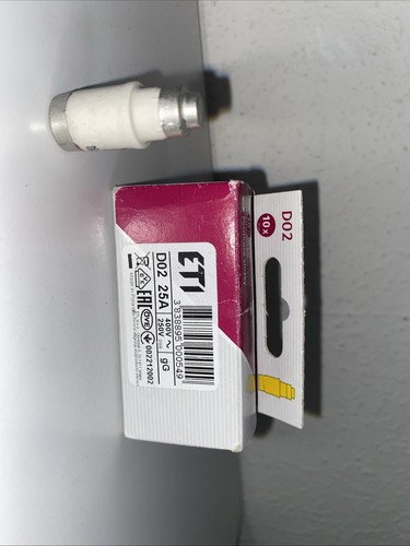 Schmelzsicherungen 25a - x,