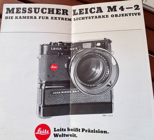 A1351 leica infoblatt - #a1351-leica, m4-2