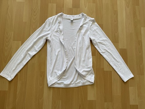 Weiße strickjacke 146 152 - strickjacke, gr.