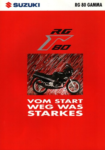 Prospekt suzuki gamma - rg,