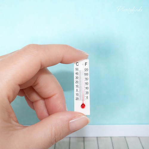 Miniatur thermometer - miniatur,
