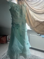 Damen Abiye Abendkleid Türkis