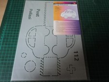 Design-Schablone Auto-Box DIN A4 groß