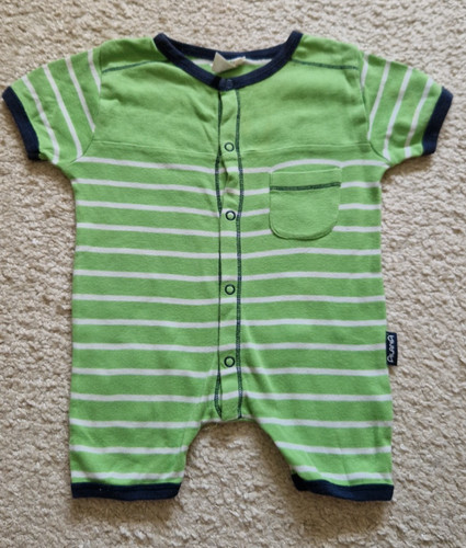 Grün gestreifter jumpsuit - grün,