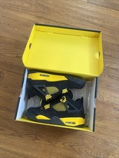 Air Jordan 4 Yellow Thunder Retro( 2023), Größe 42 US8.5 Uk 7.5