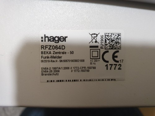 Hager rfz064d beka zentrale - hager,