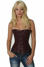 Korsett Corsage Rot Dunkelrot