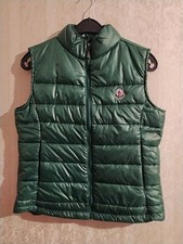 MONCLER GRENOBLE  Original  Damen Weste, Steppweste mit Taschen Gr. M Grün. 