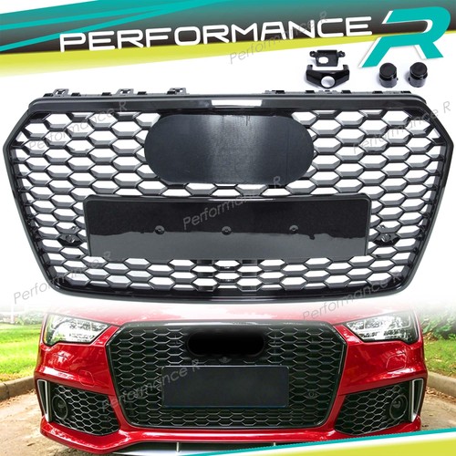 Rs7 style schwarz wabengrill - schwarz,