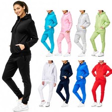 Damen Jogginganzug | Hausanzug | Freizeitanzug Uni-Farbe | Sportlich 586