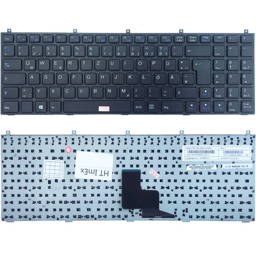 Deutsche schwarz tastatur - -,