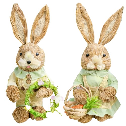 35cm stroh stehend kaninchen - stroh,
