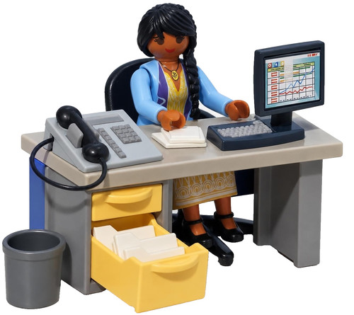 Playmobil konvolut sekretärin - konvolut,
