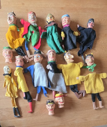 Kaspertheater puppen holz - 11,