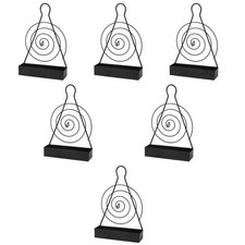 6PCS Einfache Eisenmücken -Spulen -Rack -Rack -Spulenhänge -Rahmen