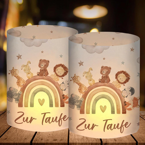 Windlicht tischdeko taufe - windlicht,