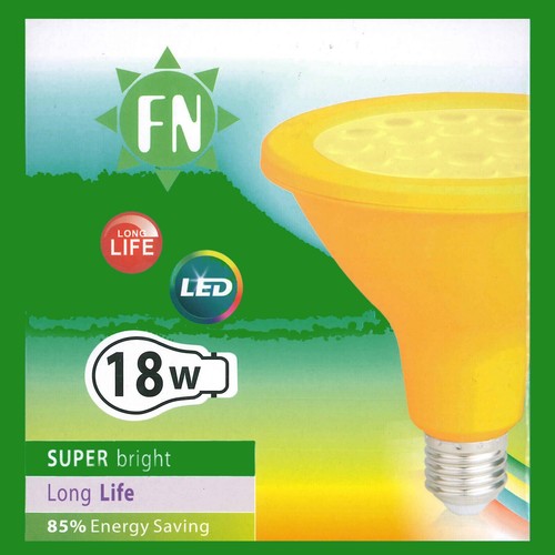 18w par38 gelb farbige led - 2x,
