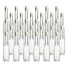 30 x Glasflasche 200 ml Sinfonie mit Spitz-Korken - Flasche 0,2 l für Likör, Öl