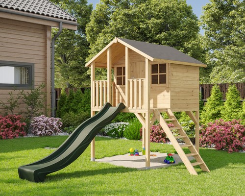 Kinderspielhaus stelzenhaus - kinderspielhaus,