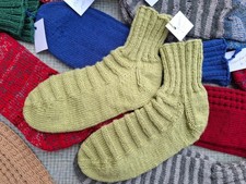 selbstgestrickte Socken #