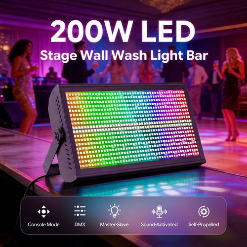 200w led rgbw dmx wallwasher - 200w,