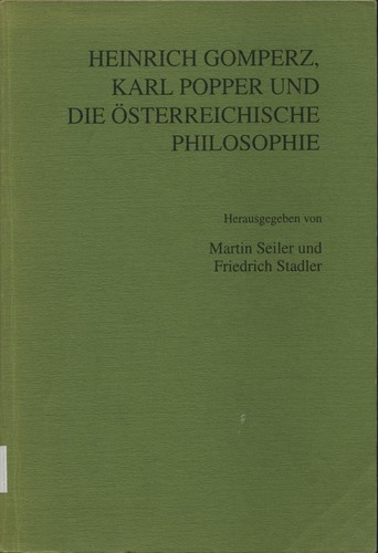 Heinrich gomperz karl popper - heinrich, gomperz,