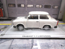 TRABANT Trabbi 601 DDR 1.1 VW Polo Motor weiss 1987 Blister IXO Altaya 1:43