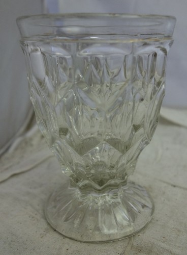 Antiker pressglas becher - pressglas,
