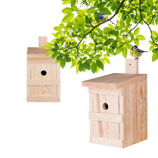 Nistkasten für Meisen Vogelhaus Meisenkästen Vögel Nest Blaumeise Kohlmeise Holz