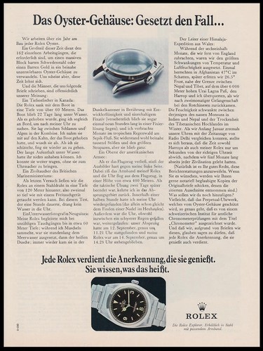 Rolex explorer reklame - rolex,
