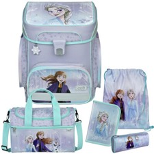 Scooli Frozen - Eiskönigin - EasyFit Schulranzen-Set 6tlg. mit Sporttasche