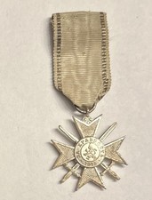 Bulgarien Militärorden für Tapferkeit - 1915 - mit Bandabschnitt