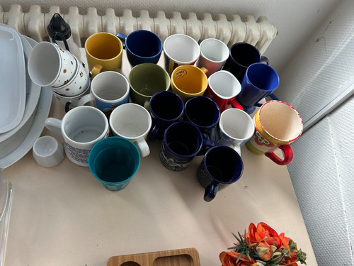 Konvolut becher porzellan - becher,