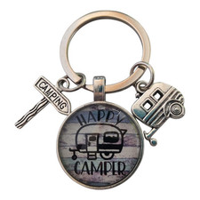 Auto Schlüsselanhänger Anhänger Autoanhänger Camping Camper Wohnwagen Mobil 4