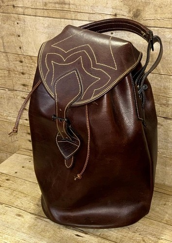 Vintage western braun leder - western,