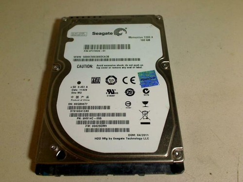 160 seagate st9160412as - gb,