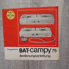 DDR Bedienungsanleitung-Flüssiggaskocher-BAT-Campy 75