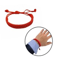 Rotes Armband Geflochten für Damen und Herren Armreif Armschmuck Modeschmuck 