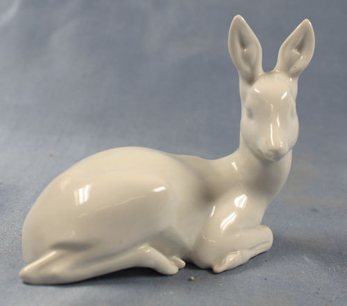 Reh kitz porzellanfigur - kitz,