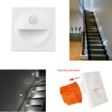 LED Treppen Beleuchtung Wand Einbau Leuchte Stufen mit Bewegungsmelder 230V