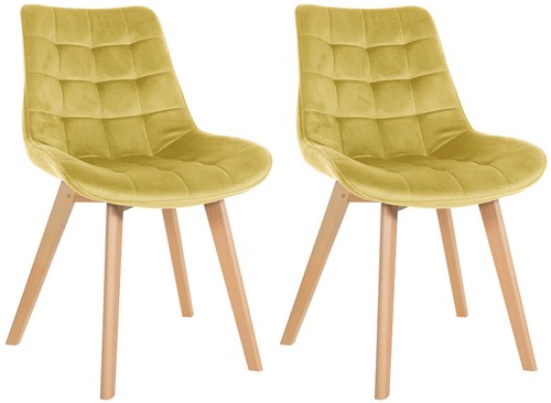 2er set stühle brook samt - set,