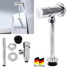 DN15 Urinal Druckspüler Pissoir Aufputz Druck Chrom Legierung Urinalspüler DE