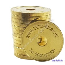 100 x Parkmünze, Parkmarke