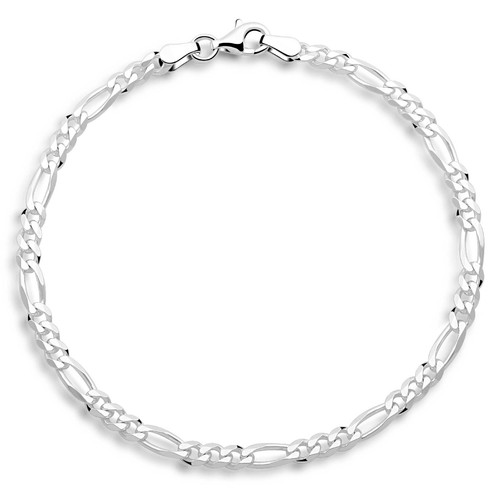 Figaroarmband massiv - mm,
