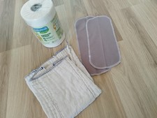 Stoffwindel Paket Set  40 Teile Überhosen, Mullwindeln, Einlagen, Windelvlies...