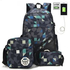 3 Schule Jungen Mädchen SchultertR0P4 Set Schulranzen Schulrucksack stk Out B2K7