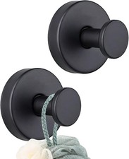 2 Stück Vakuum Saugnapf Haken Bad, Extra Stark Saugnäpfe Gewinde Hooks Bademante
