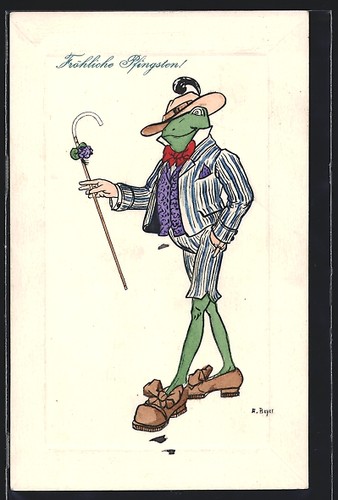 Künstler adrett - künstler-ak,