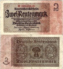 Banknote Rentenbankschein 2