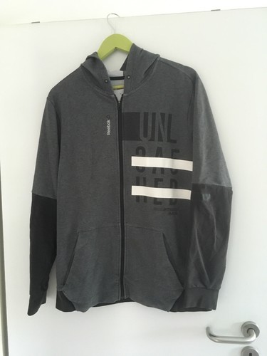 Reebok zip hoodie - reebok, dunkelgrau